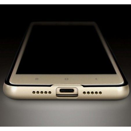 Funda Tipo Neo Hybrid (Pc+Tpu) Negra / Dorada para Xiaomi Mi 4S