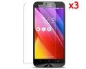 3x Protector Pantalla Ultra-Transparente para Asus Zenfone Max Zc550Kl