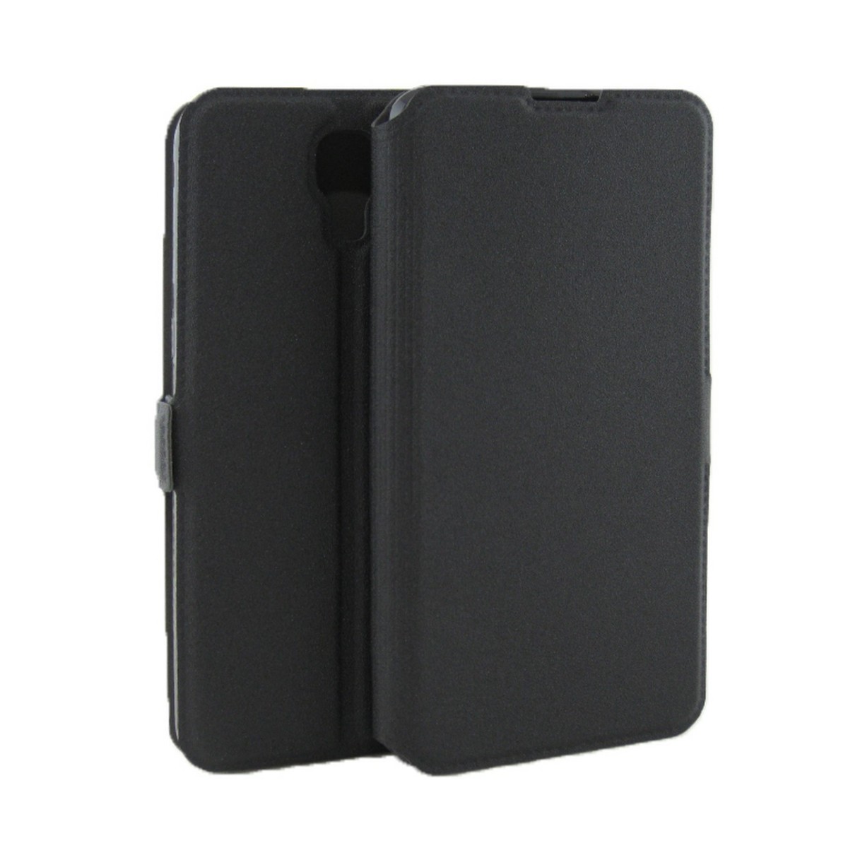 Funda Soporte Piel Negra para Lg X Screen  Flip Libro