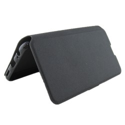 Funda Soporte Piel Negra para Lg X Screen  Flip Libro 2