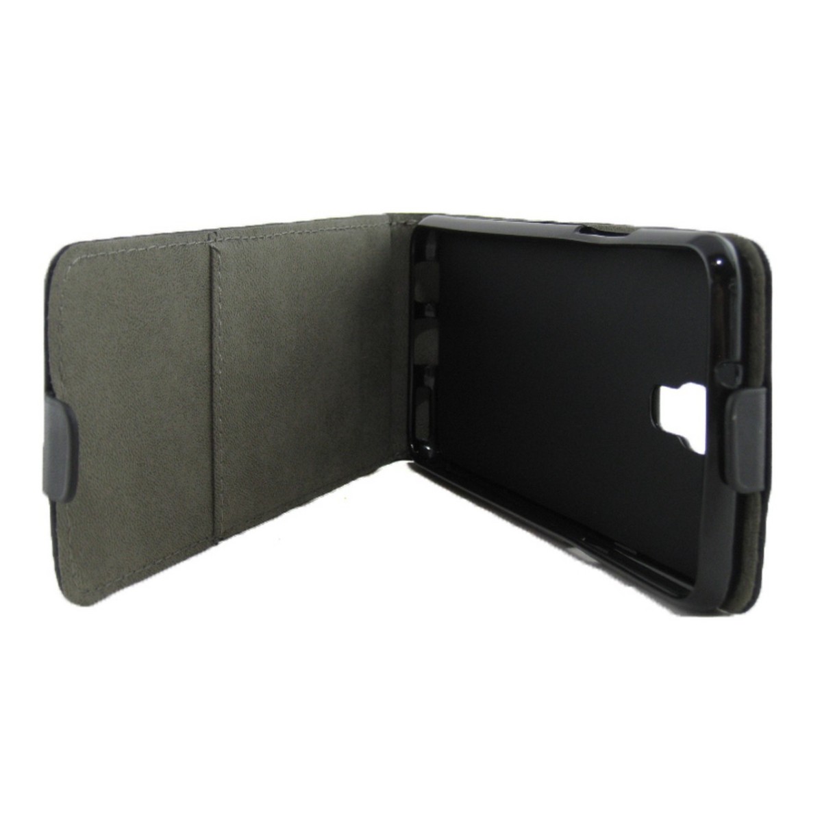 Funda Piel Premium Ultra-Slim Lg X Screen Negra