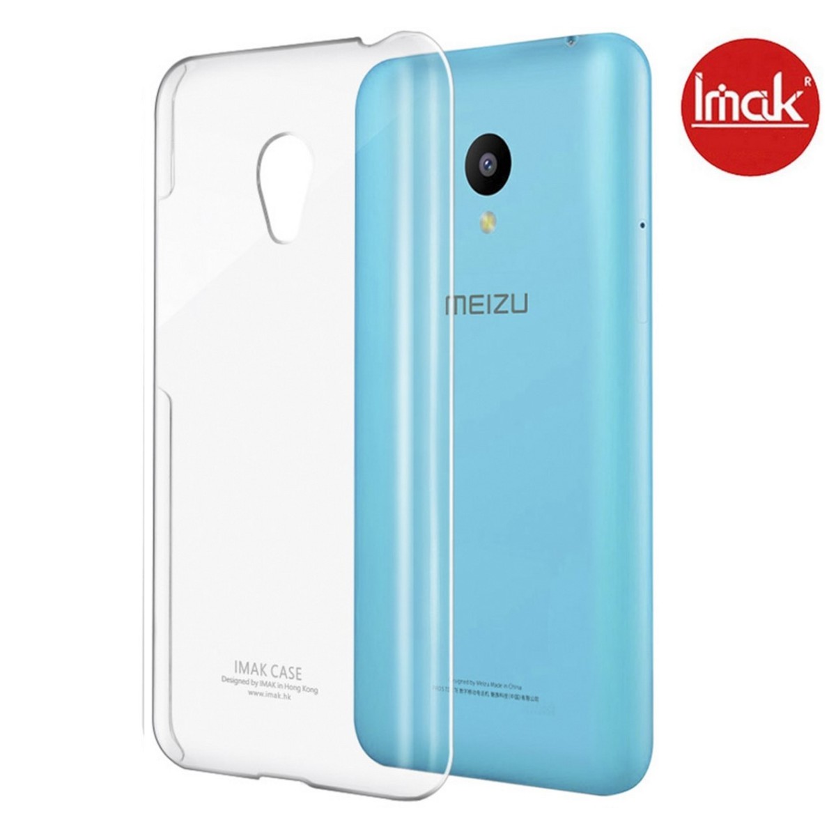 Carcasa Funda Dura Transparente Imak para Meizu M3 Mini / M3S 5"