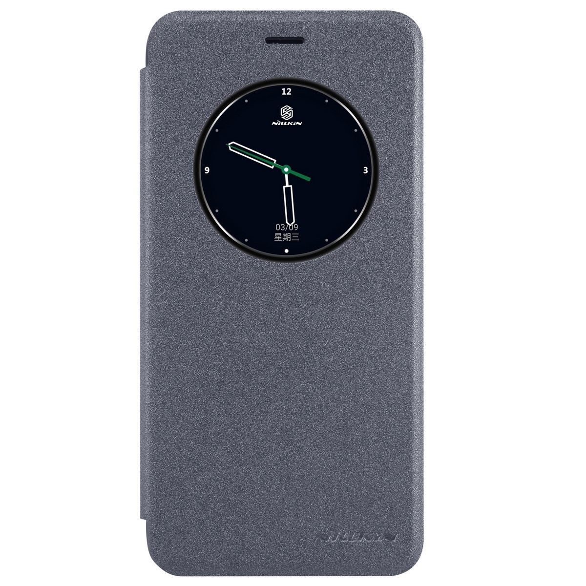 Funda Flip Nillkin Modelo Sparkle para Meizu Pro 6  Color Negra