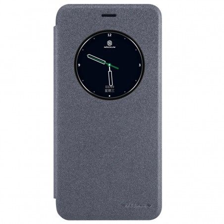 Funda Flip Nillkin Modelo Sparkle para Meizu Pro 6  Color Negra