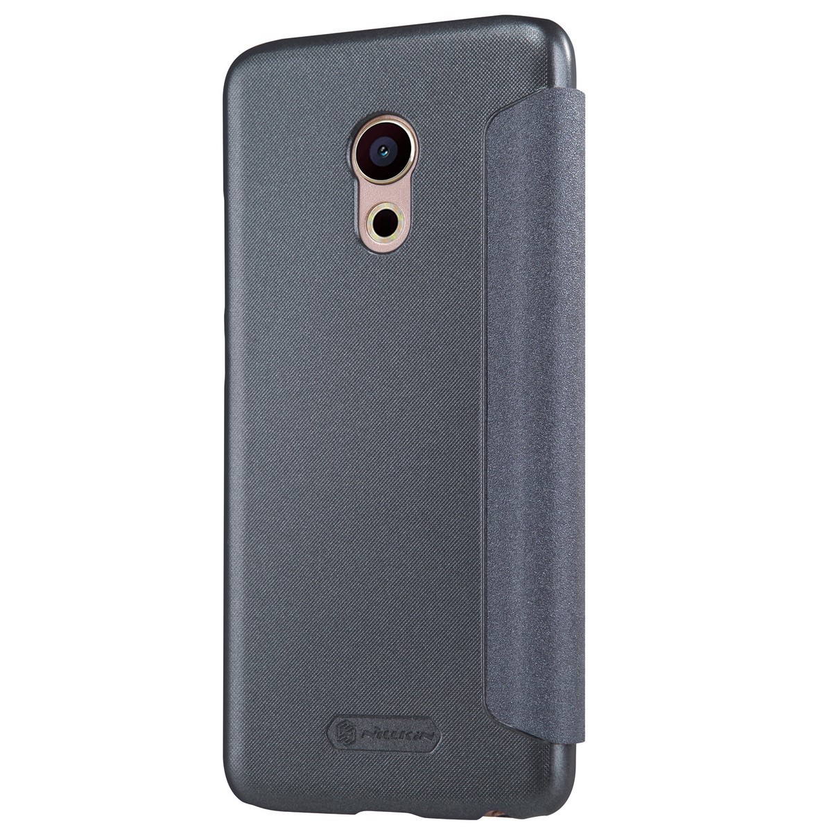 Funda Flip Nillkin Modelo Sparkle para Meizu Pro 6  Color Negra