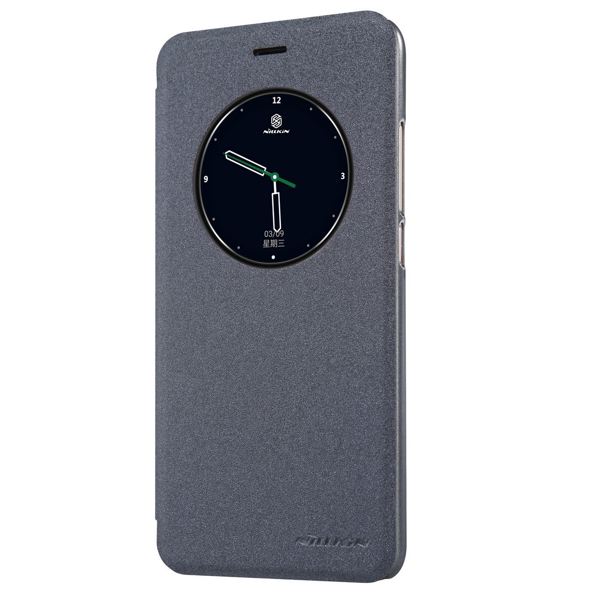 Funda Flip Nillkin Modelo Sparkle para Meizu Pro 6  Color Negra