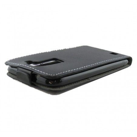 Funda Piel Premium Ultra-Slim Lg K8 Negra