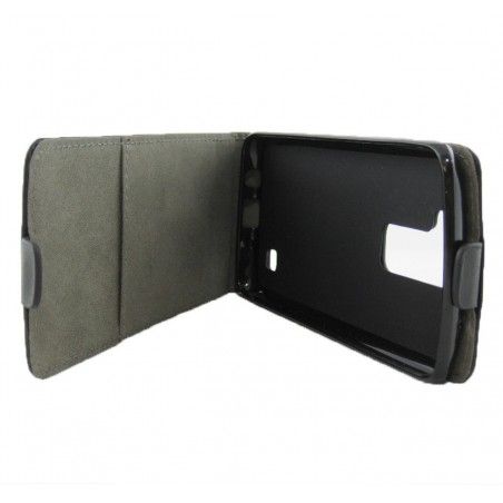 Funda Piel Premium Ultra-Slim Lg K8 Negra