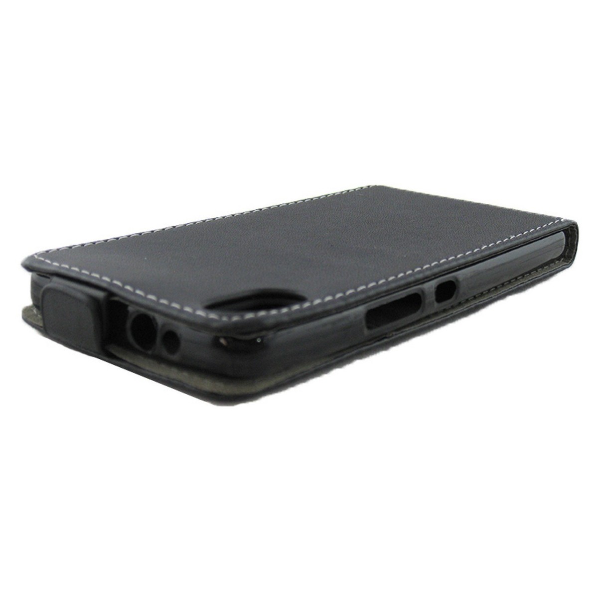 Funda Piel Premium Ultra-Slim Bq Aquaris X5 Negra