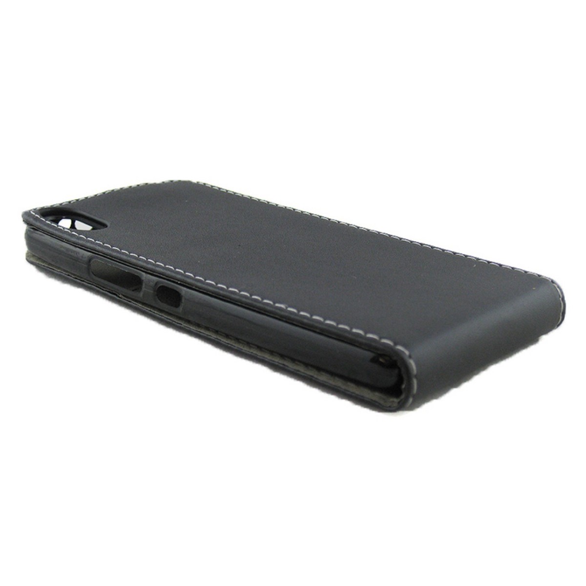 Funda Piel Premium Ultra-Slim Bq Aquaris X5 Negra
