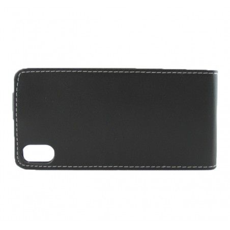 Funda Piel Premium Ultra-Slim Bq Aquaris X5 Negra