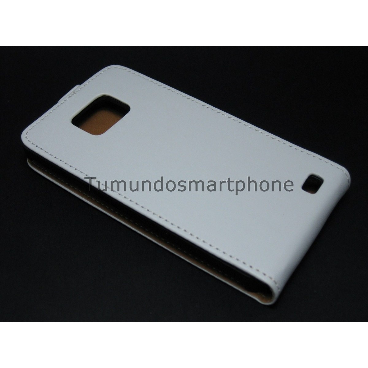 Funda Piel Premium Ultra-Slim Samsung Galaxy S2 I9100 Blanca