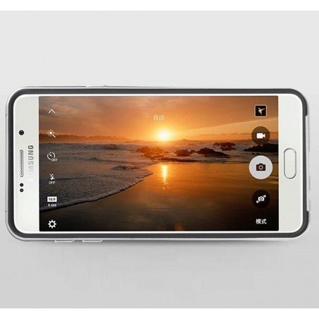 Funda Tipo Neo Hybrid (Pc+Tpu) Negra / Plata para Samsung Galaxy A3 (2016)