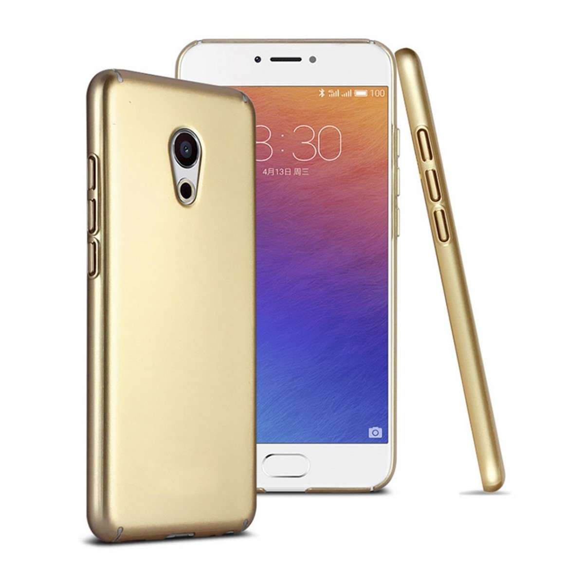 Carcasa Funda Dura Completa Dorada para Meizu Pro 6