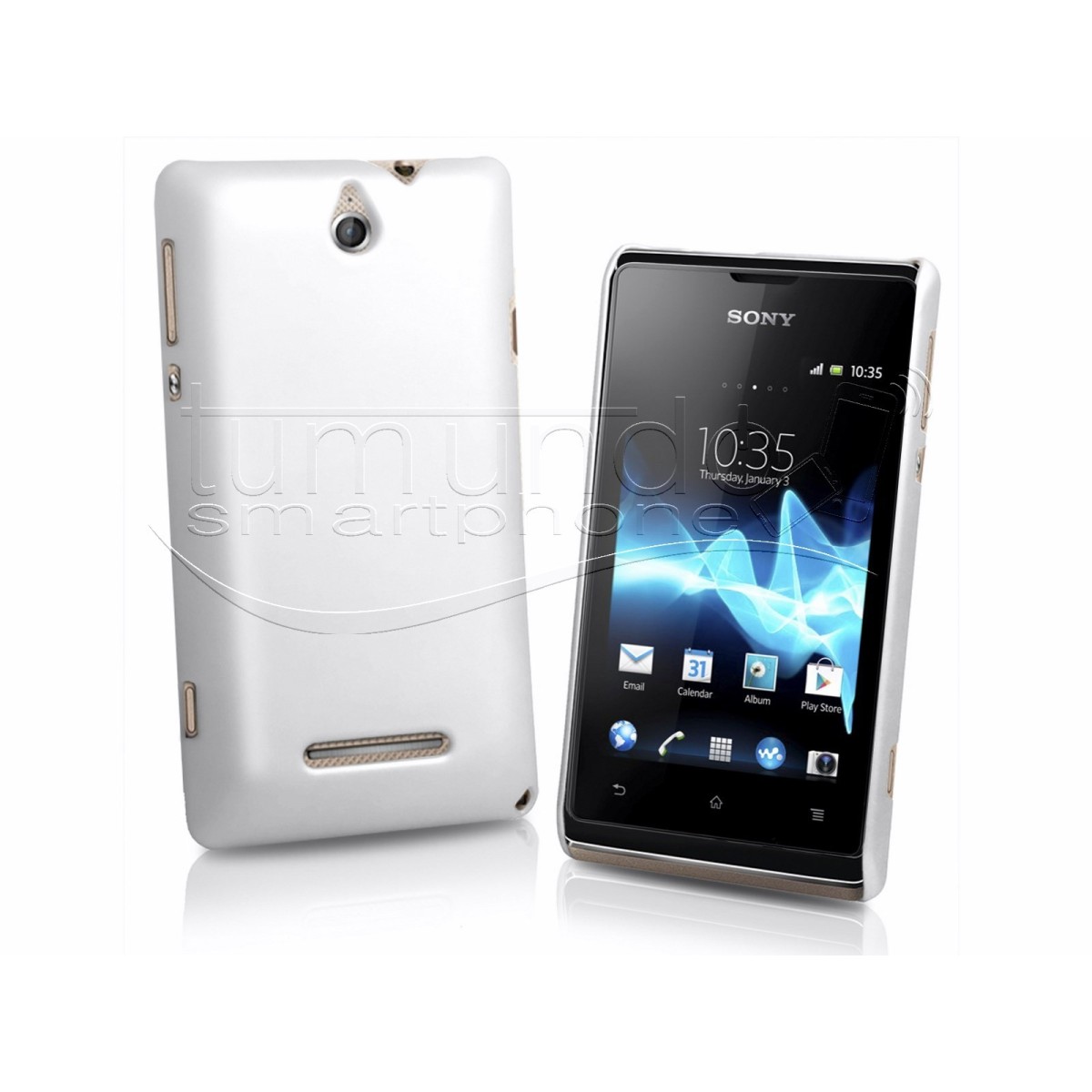 Carcasa Dura Sony Xperia E Color Blanca