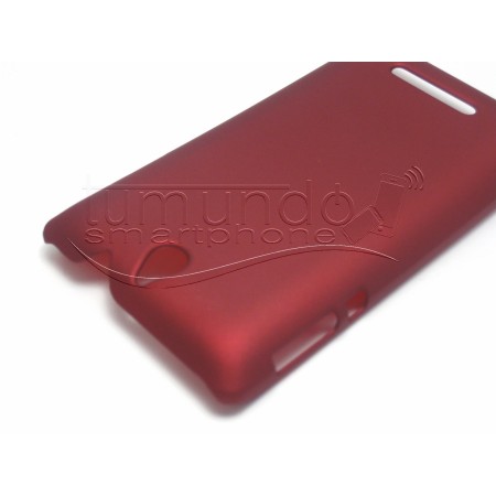 Carcasa Dura Sony Xperia E Color Roja