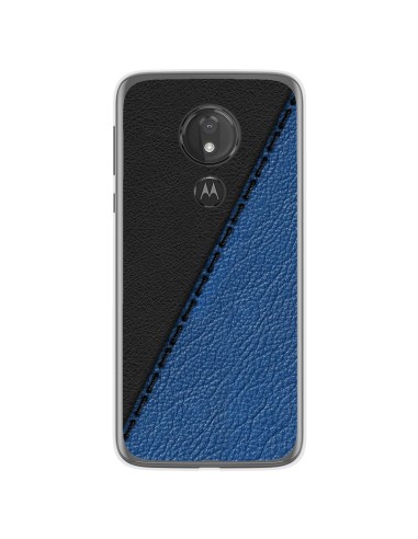 Funda Gel Tpu para Motorola Moto G7 Power diseño Cuero 02 Dibujos