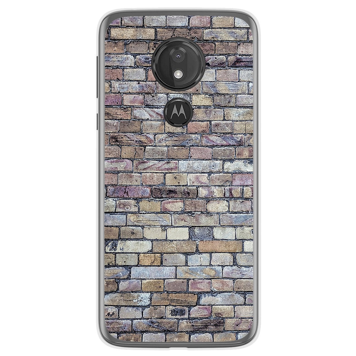 Funda Gel Tpu para Motorola Moto G7 Power diseño Ladrillo 02 Dibujos