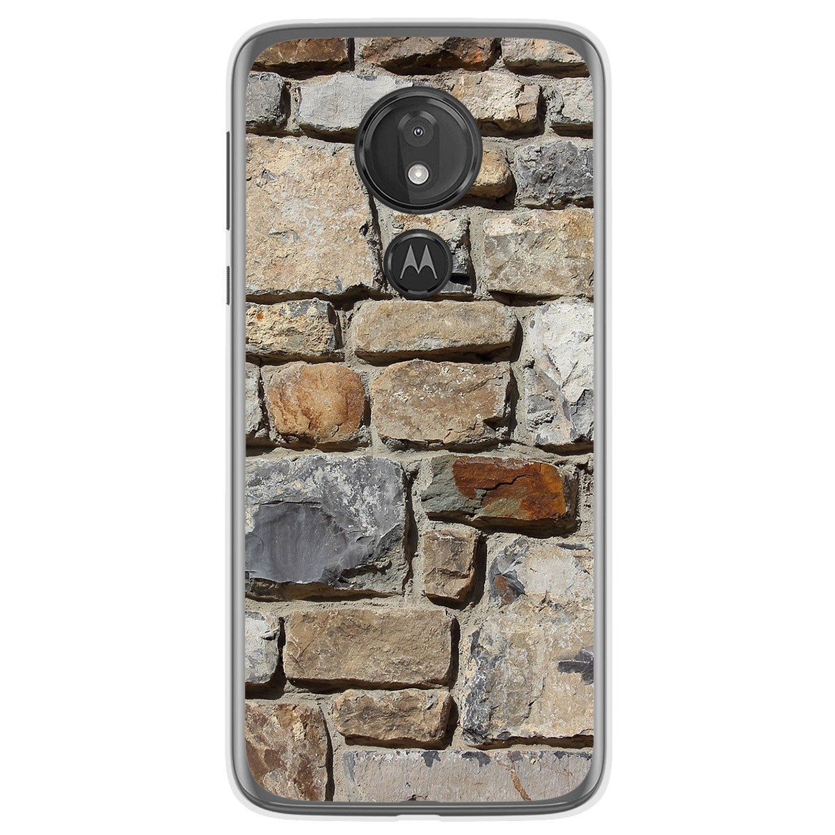 Funda Gel Tpu para Motorola Moto G7 Power diseño Ladrillo 03 Dibujos