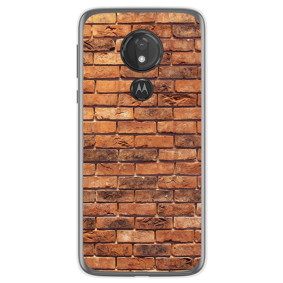 Funda Gel Tpu para Motorola Moto G7 Power diseño Ladrillo 04 Dibujos
