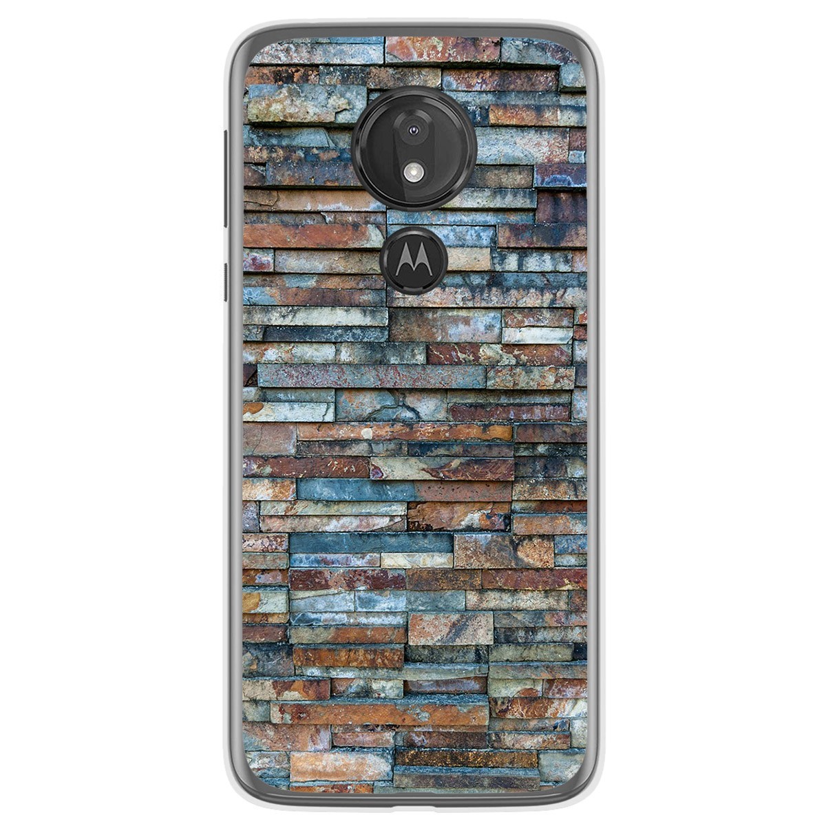 Funda Gel Tpu para Motorola Moto G7 Power diseño Ladrillo 05 Dibujos