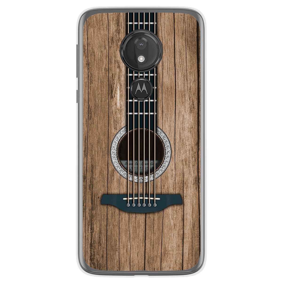 Funda Gel Tpu para Motorola Moto G7 Power diseño Madera 11 Dibujos