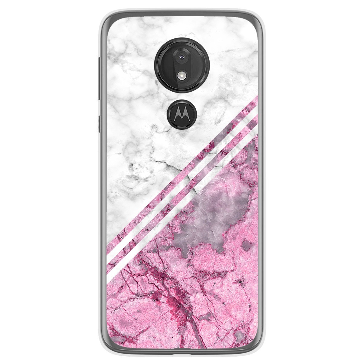 Funda Gel Tpu para Motorola Moto G7 Power diseño Mármol 03 Dibujos