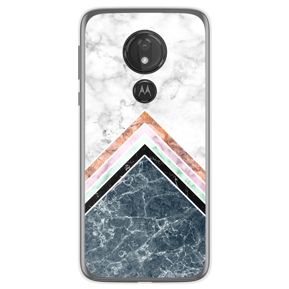 Funda Gel Tpu para Motorola Moto G7 Power diseño Mármol 05 Dibujos