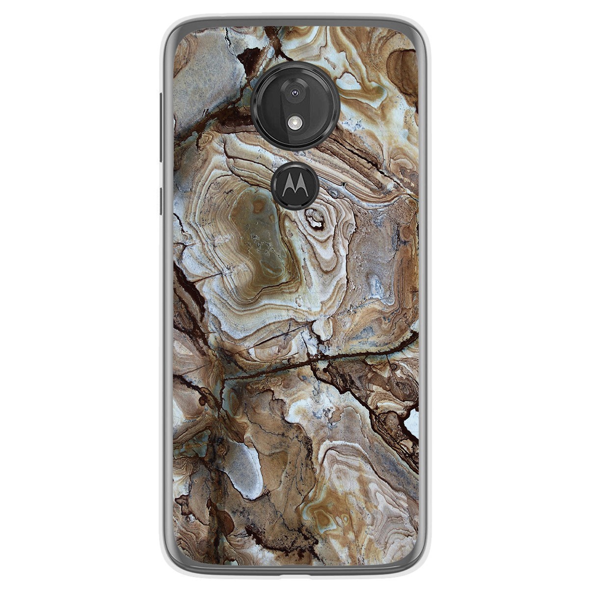 Funda Gel Tpu para Motorola Moto G7 Power diseño Mármol 14 Dibujos
