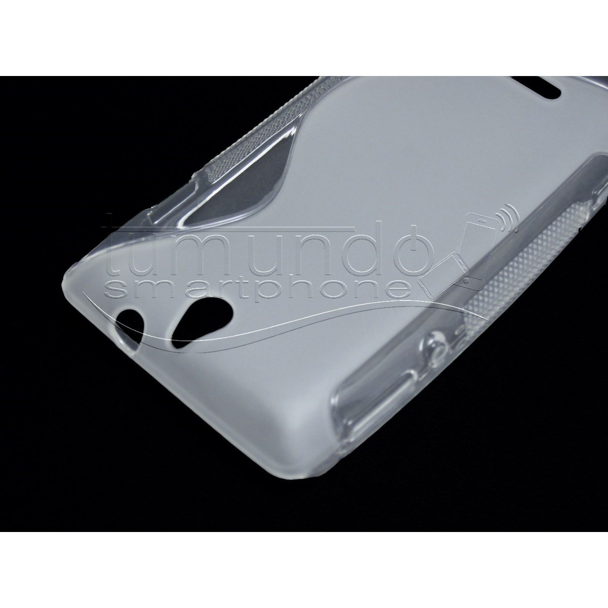 Funda Gel Tpu Sony Xperia E  S Line Color Transparente