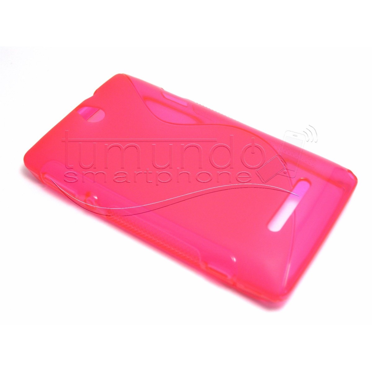 Funda Gel Tpu Sony Xperia E  S Line Color Rosa