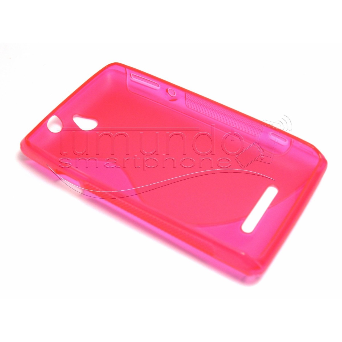 Funda Gel Tpu Sony Xperia E  S Line Color Rosa