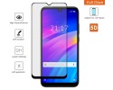 Protector Cristal Templado Completo Full Glue Negro para Xiaomi Redmi 7 Vidrio