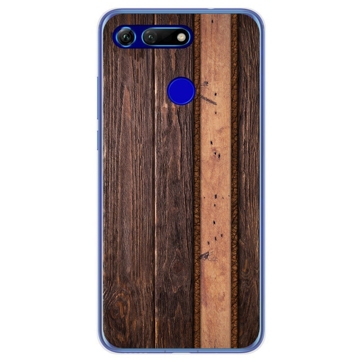 Funda Gel Tpu para Huawei Honor View 20 diseño Madera 05 Dibujos