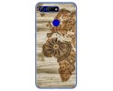 Funda Gel Tpu para Huawei Honor View 20 diseño Madera 07 Dibujos