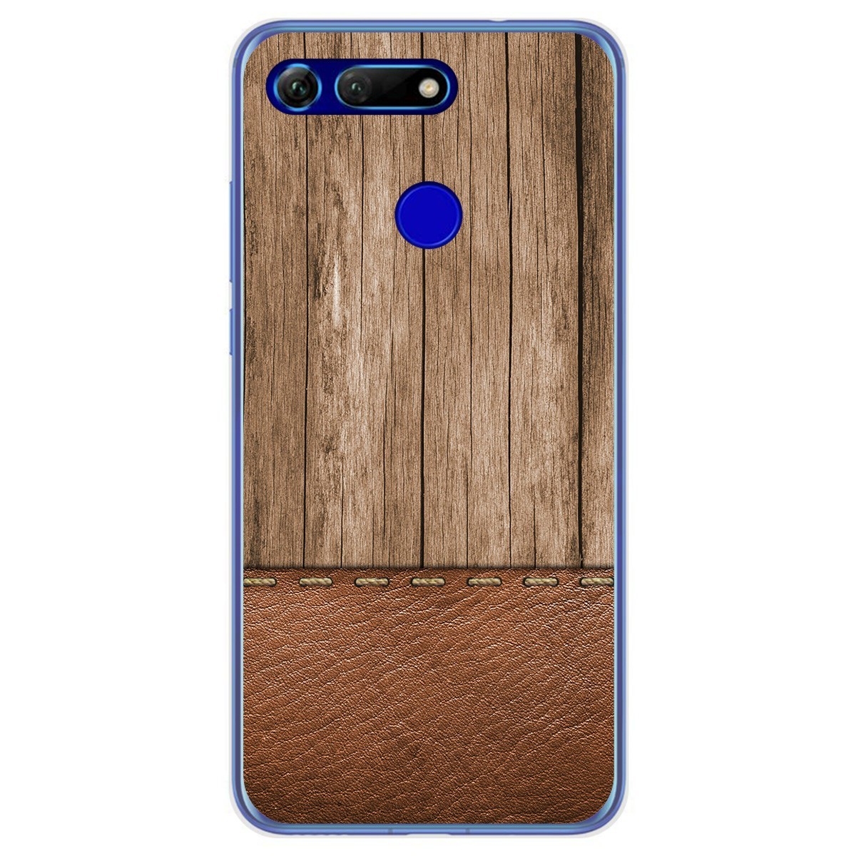 Funda Gel Tpu para Huawei Honor View 20 diseño Madera 09 Dibujos