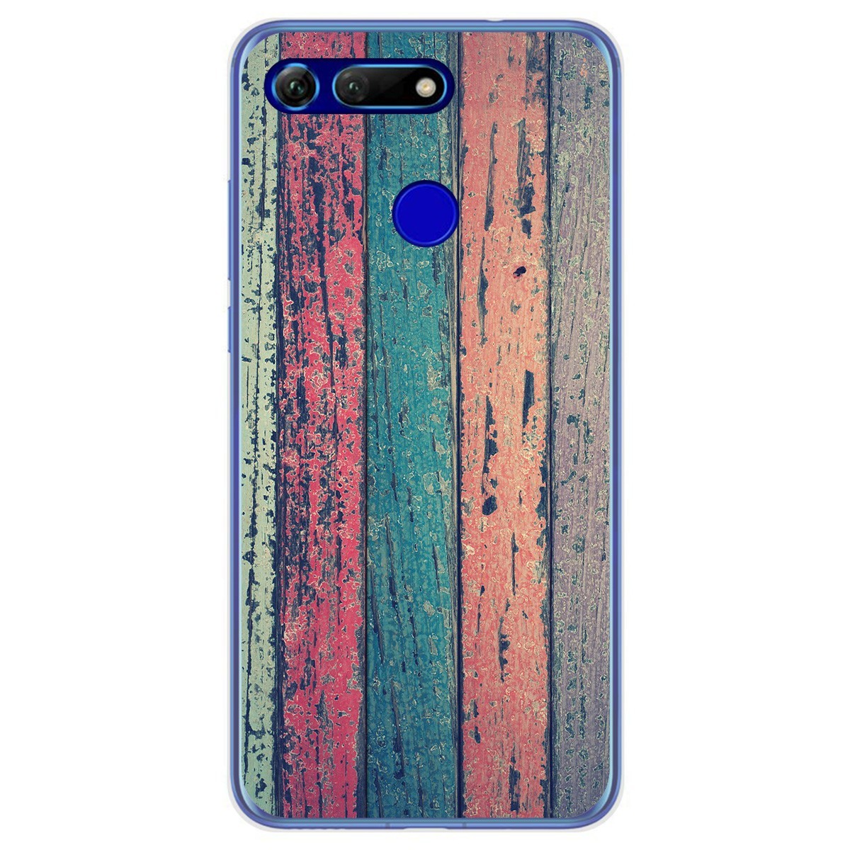 Funda Gel Tpu para Huawei Honor View 20 diseño Madera 10 Dibujos