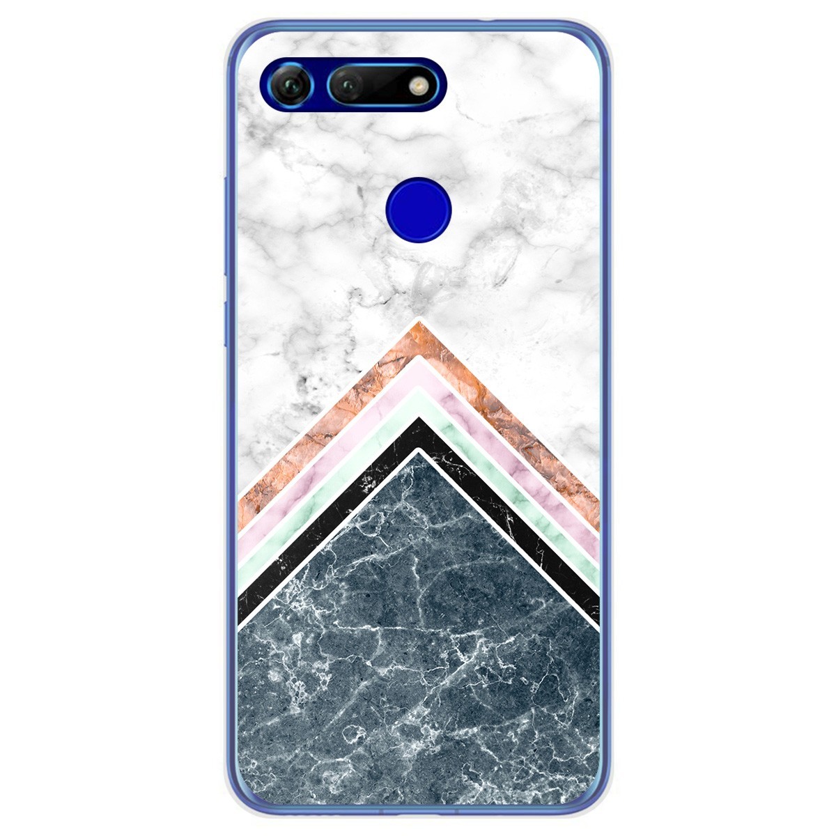 Funda Gel Tpu para Huawei Honor View 20 diseño Mármol 05 Dibujos