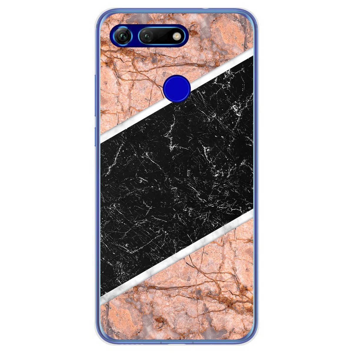 Funda Gel Tpu para Huawei Honor View 20 diseño Mármol 07 Dibujos