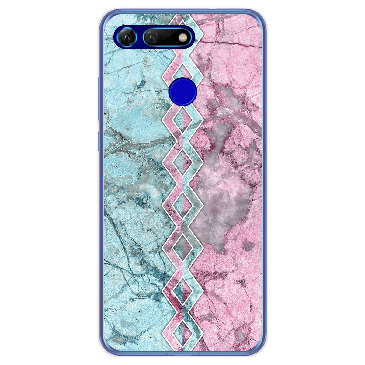 Funda Gel Tpu para Huawei Honor View 20 diseño Mármol 08 Dibujos