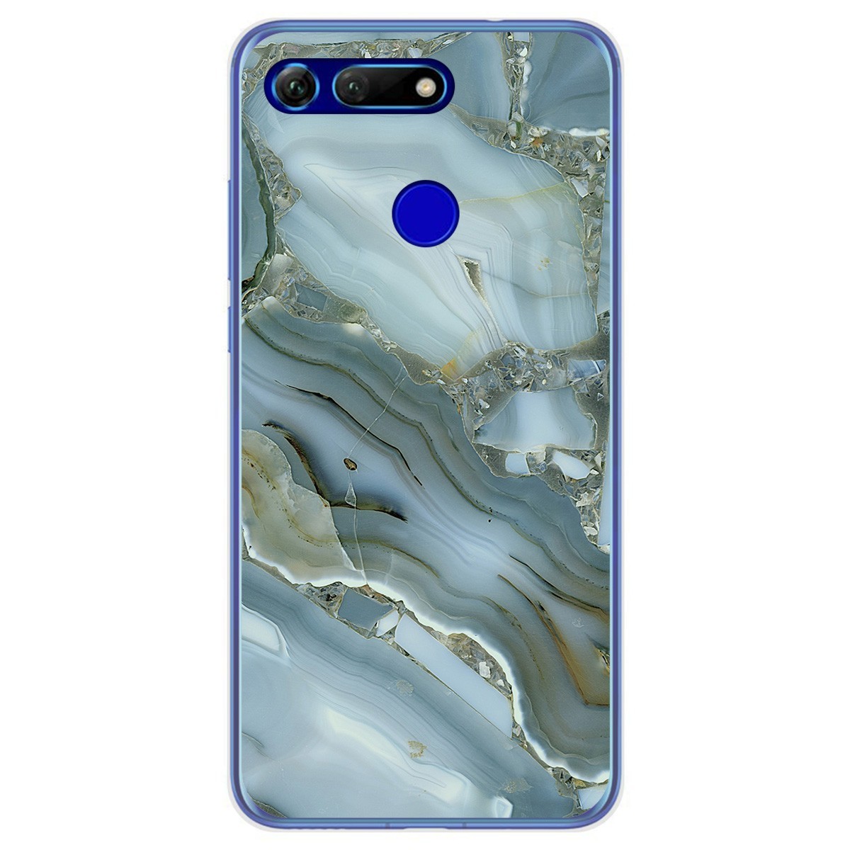 Funda Gel Tpu para Huawei Honor View 20 diseño Mármol 09 Dibujos