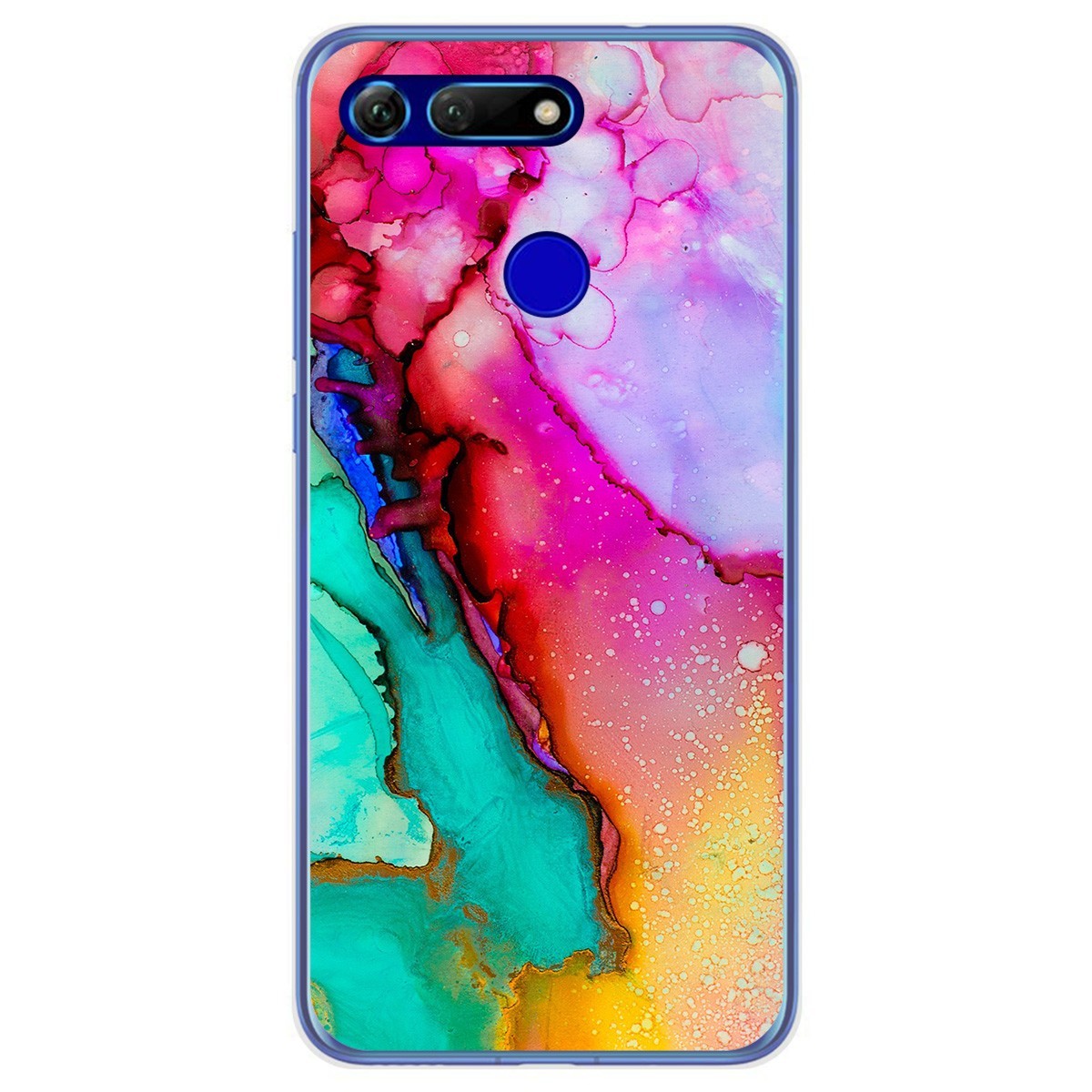 Funda Gel Tpu para Huawei Honor View 20 diseño Mármol 15 Dibujos