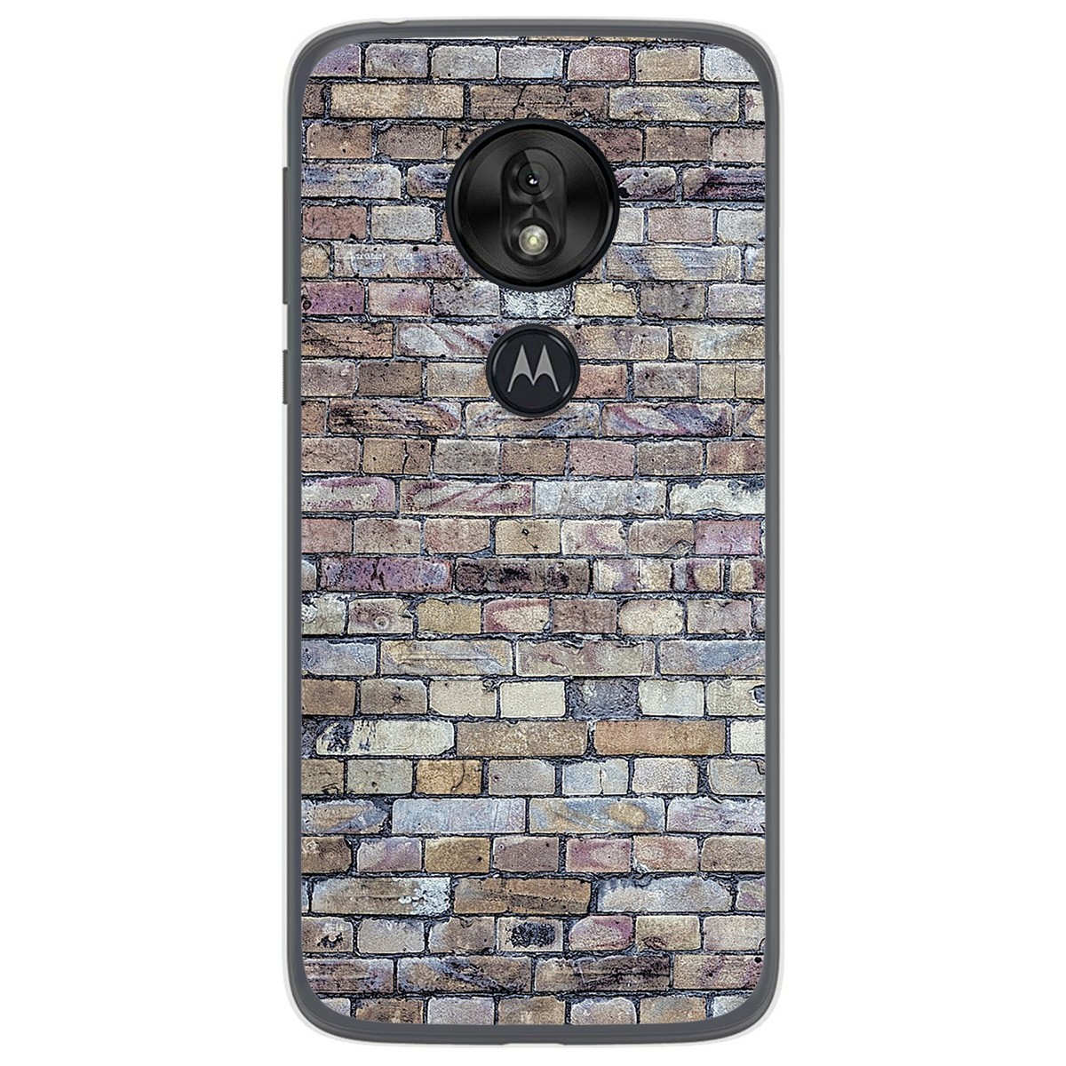 Funda Gel Tpu para Motorola Moto G7 Play diseño Ladrillo 02 Dibujos