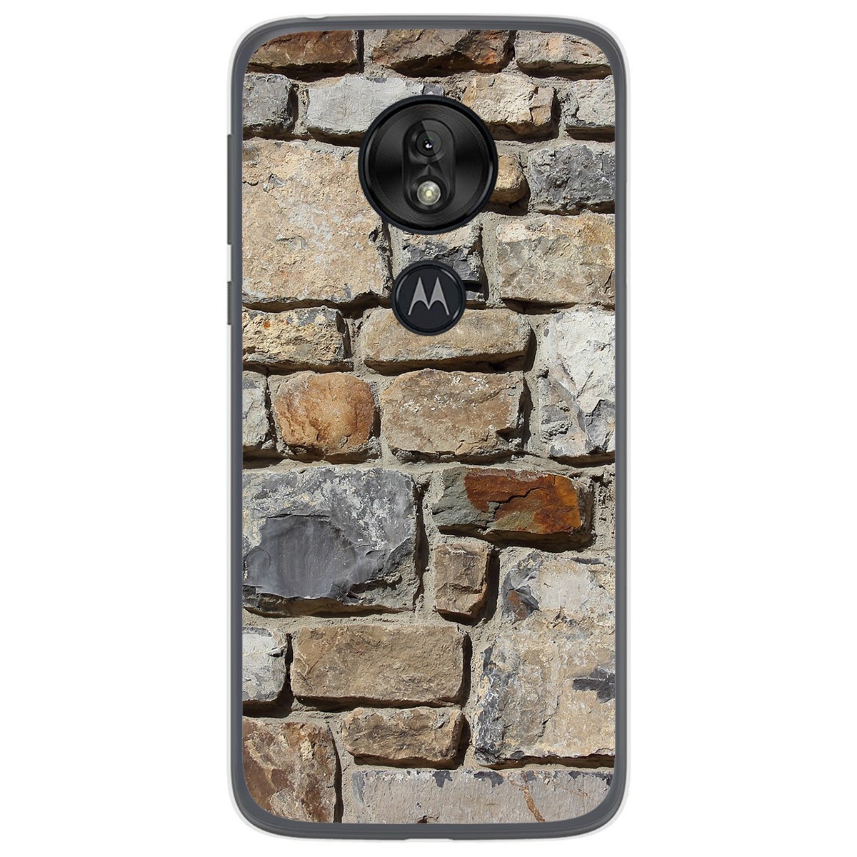 Funda Gel Tpu para Motorola Moto G7 Play diseño Ladrillo 03 Dibujos