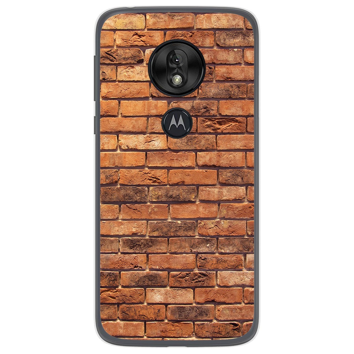 Funda Gel Tpu para Motorola Moto G7 Play diseño Ladrillo 04 Dibujos