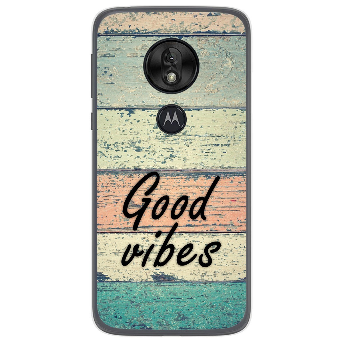 Funda Gel Tpu para Motorola Moto G7 Play diseño Madera 01 Dibujos