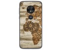 Funda Gel Tpu para Motorola Moto G7 Play diseño Madera 07 Dibujos