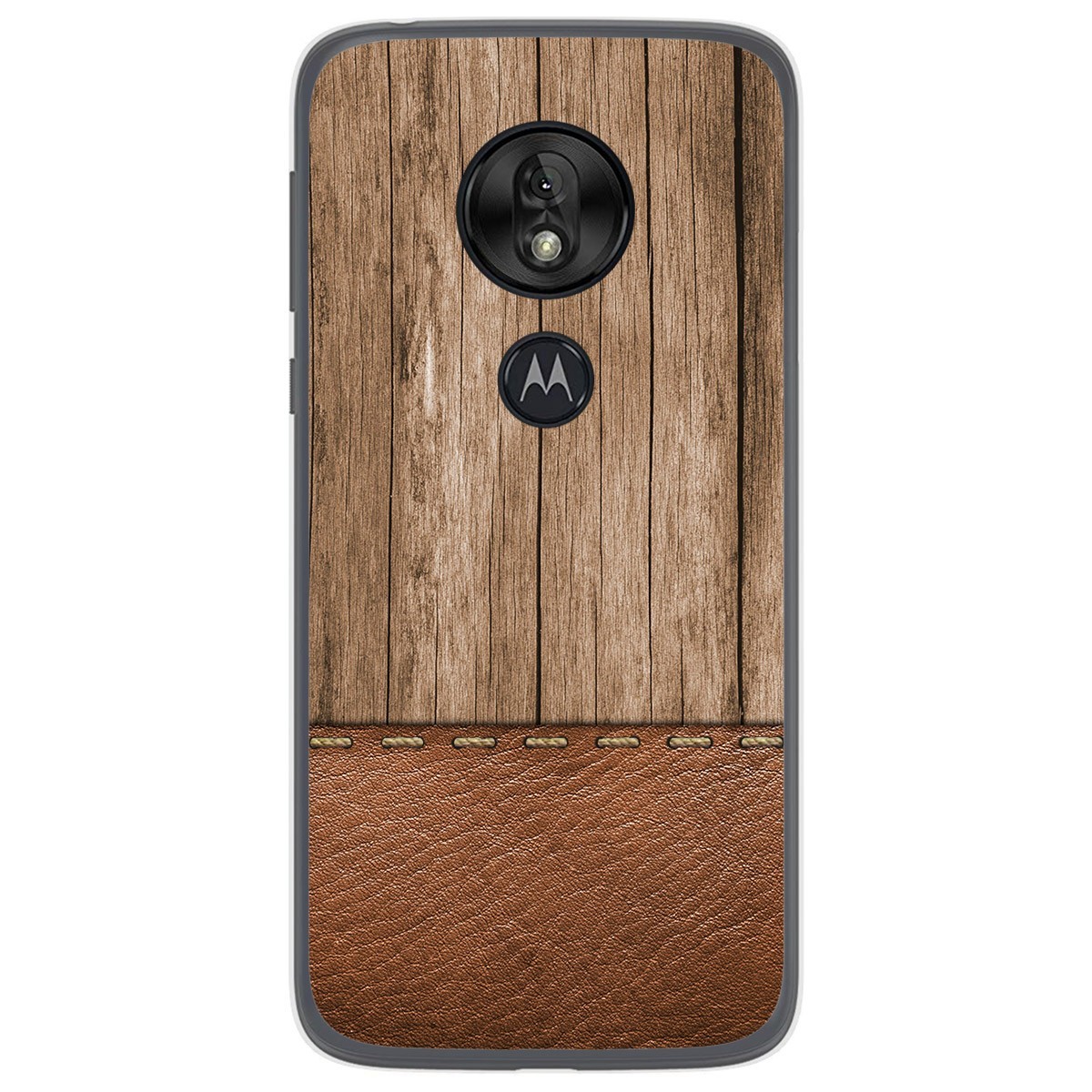 Funda Gel Tpu para Motorola Moto G7 Play diseño Madera 09 Dibujos