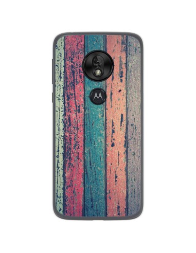 Funda Gel Tpu para Motorola Moto G7 Play diseño Madera 10 Dibujos