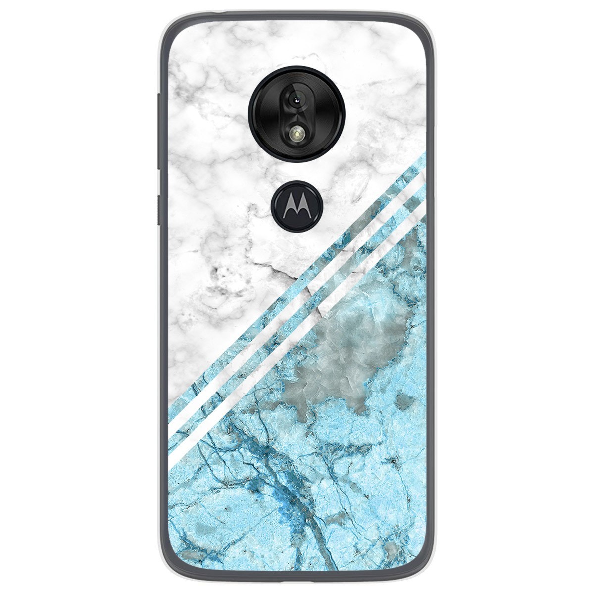 Funda Gel Tpu para Motorola Moto G7 Play diseño Mármol 02 Dibujos